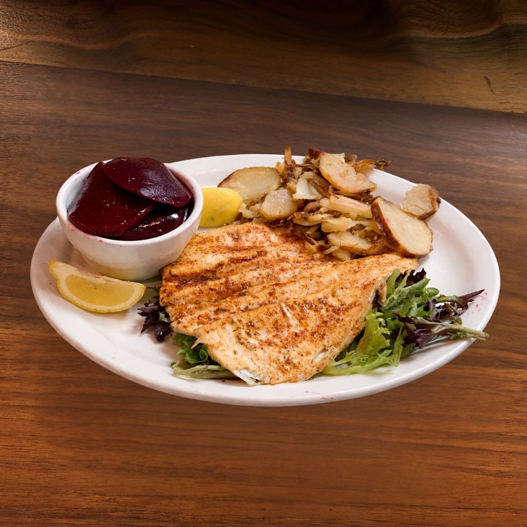 Blackened Mountain Trout